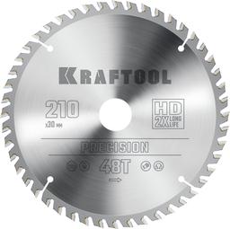 KRAFTOOL Precision, 210 х 30 мм, 48Т, пильный диск по дереву (36952-210-30) - 1