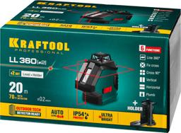 KRAFTOOL LL360 #2, лазерный нивелир (34645-2) - 3