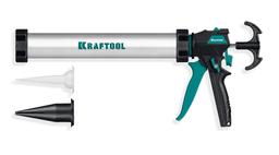 KRAFTOOL ULTRA 600 мл, прямой забор, регулировка силы давления, вариативная антикапельная система, закрытый пистолет для герметикаа (06677-60) - 1