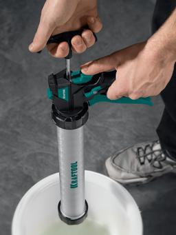 KRAFTOOL ULTRA 600 мл, прямой забор, регулировка силы давления, вариативная антикапельная система, закрытый пистолет для герметикаа (06677-60) - 5