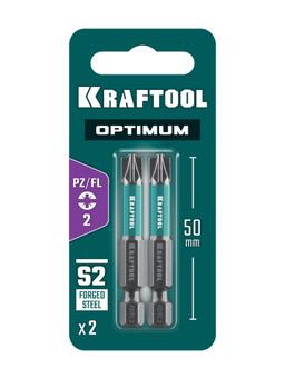 KRAFTOOL OPTIMUM PZ/FL 2, 50 мм, 2 шт, биты (261241-2-50-2) - 2