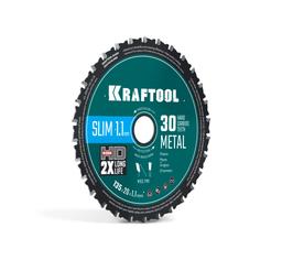 KRAFTOOL Ultra-Slim Metal Cut 135 х 20 x 1.1 мм, 30Т, диск пильный, тонкий рез металла (36956-135-20-30) - 1