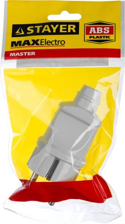 STAYER MAXElectro, белая, 16 А/220 В, 1300 Вт, прямая вилка (55160-W) - 2