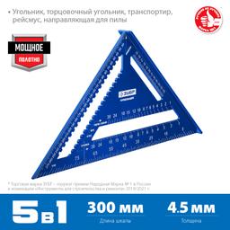 ЗУБР  Кровельщик, 300 мм,  5-в-1, универсальный кровельный угольник, Профессионал (34391-30) - 4