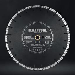 KRAFTOOL BETON 500 мм (25.4/20 мм, 12х4.0 мм), алмазный диск (36686-500) - 5