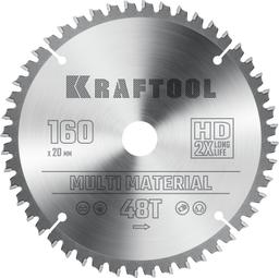 KRAFTOOL Multi Material, 160 х 20 мм, 48Т, пильный диск по алюминию (36953-160-20) - 1
