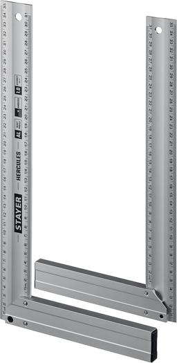 STAYER 350 мм, жесткий столярный угольник, Professional (3432-35) - 6