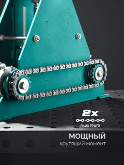 KRAFTOOL CB-60, 60х40 мм, цепной профилегибочный станок (23630-60) - 2