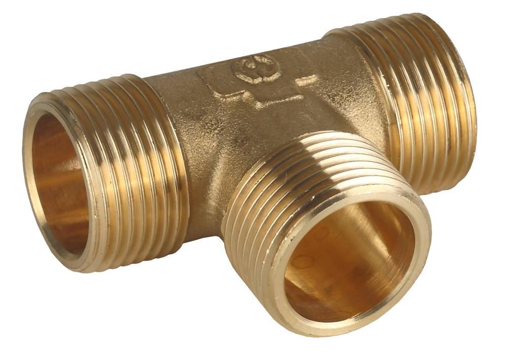 GENERAL FITTINGS наружная резьба 3/4", латунь, тройник (51054-3/4)