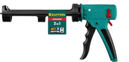 KRAFTOOL  Grand 2-in-1, 310 мл, антикапельная система, постоянное давление, скелетный пистолет для герметика (06674) - 3