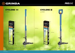 GRINDA CYCLONE-100, длина 1000 мм, алюминиевый корпус, оксидированное покрытие, механический удалитель сорняков, PROLine (423201) - 8