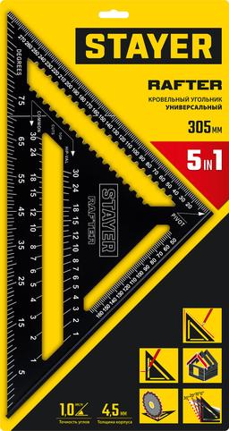 STAYER 305 мм, 5-в-1, универсальный кровельный угольник, Professional (34306-30) - 3