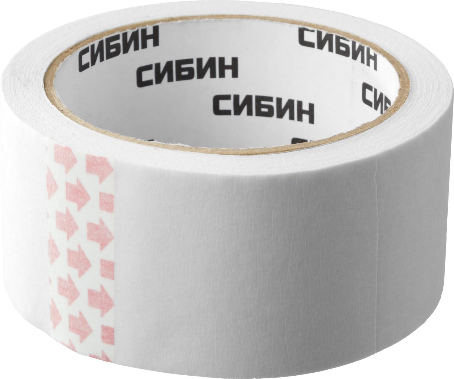 СИБИН  48 мм х 25 м, креповый, малярный скотч (12111-50)