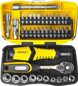 STAYER  Pro Tech 39, 39 предм., универсальный набор инструмента (25135-H39) - 1