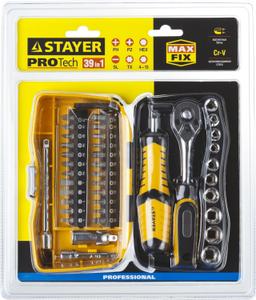 STAYER  Pro Tech 39, 39 предм., универсальный набор инструмента (25135-H39) - 2