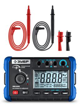 ЗУБР ММ-5000 цифровой мегаомметр, Профессионал (59847) - 1