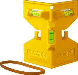STAYER POST LEVEL, магнитный уровень-угольник (3456) - 1