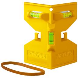 STAYER POST LEVEL, магнитный уровень-угольник (3456) - 7