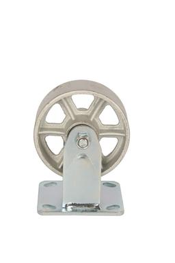 Колесо большегрузное неповоротное FCS 54 125 мм чугунное (F), артикул 1027225 - 1