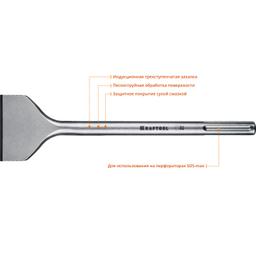 KRAFTOOL Alligator, 80 х 300 мм, SDS-max, пикообразное зубило (29335-80-300) - 3