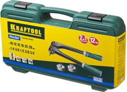 KRAFTOOL Pro Cut, 10 - 28 мм, 1/4 - 3/4", расширитель-калибратор для труб (23650-H12) - 2