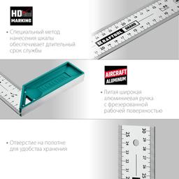 KRAFTOOL Grand, 300 мм, высокоточный столярный угольник (3439-30) - 4