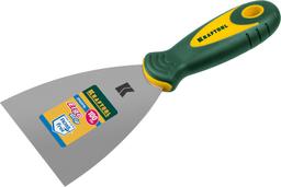 KRAFTOOL 100 мм, х-образное профилированное полотно, двухкомпонентная ручка, нержавеющий, шпатель (10035-100) - 2