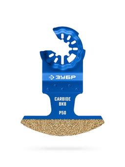 ЗУБР CARBIDE ВК8 Р50, 70x2.2 мм полотно с твердосплавной крошкой: керамика, кирпич, пенобетон, StarQuick (15580-70-2.2) - 1