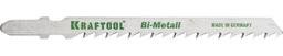 KRAFTOOL T144DF, EU-хвост., по дереву Bi-Met, шаг 4 мм, 75 мм, 2 шт, полотна для лобзика (159520-4) - 1