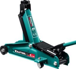 KRAFTOOL RIGID, 2.2 т, 130 - 375 мм, подкатной домкрат с увеличенным подъемом (43452-2) - 1