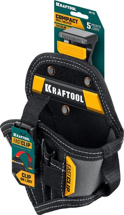 KRAFTOOL KH-5C кобура для шуруповерта с быстросъёмным креплением FastClip, компактная (38770) - 5