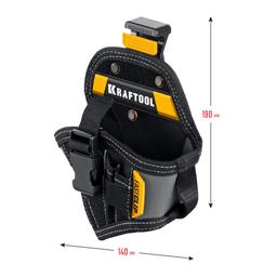 KRAFTOOL KH-5C кобура для шуруповерта с быстросъёмным креплением FastClip, компактная (38770) - 9