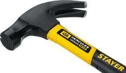 STAYER  Hercules-M, 450 г, молоток-гвоздодёр столярный с фиберглассовой рукояткой, Professional (2027-450) - 5