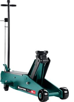 KRAFTOOL  HIGH-LIFT, 20 т, 220 - 680 мм, для тяжелой техники, подкатной домкрат (43455-20) - 5
