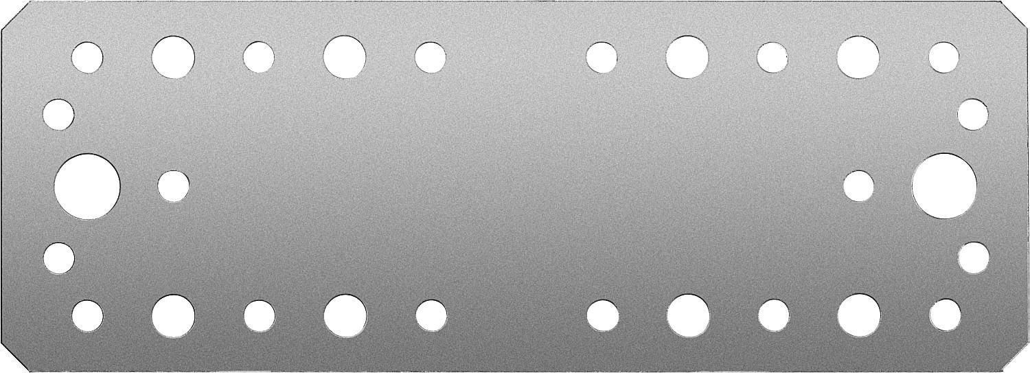 ЗУБР КП-2.5, 180 x 65 x 2.5 мм, цинк, крепежная пластина (31023-180)