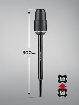 ЗУБР 300 мм SDS-plus удлинитель, ПРОФЕССИОНАЛ (29065-300) - 3