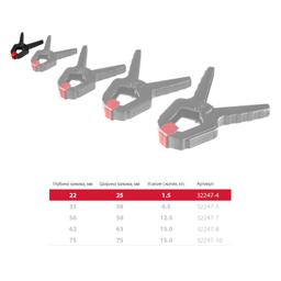 ЗУБР МЗ-40, 38 х 38 мм, пружинный зажим (32247-4) - 3