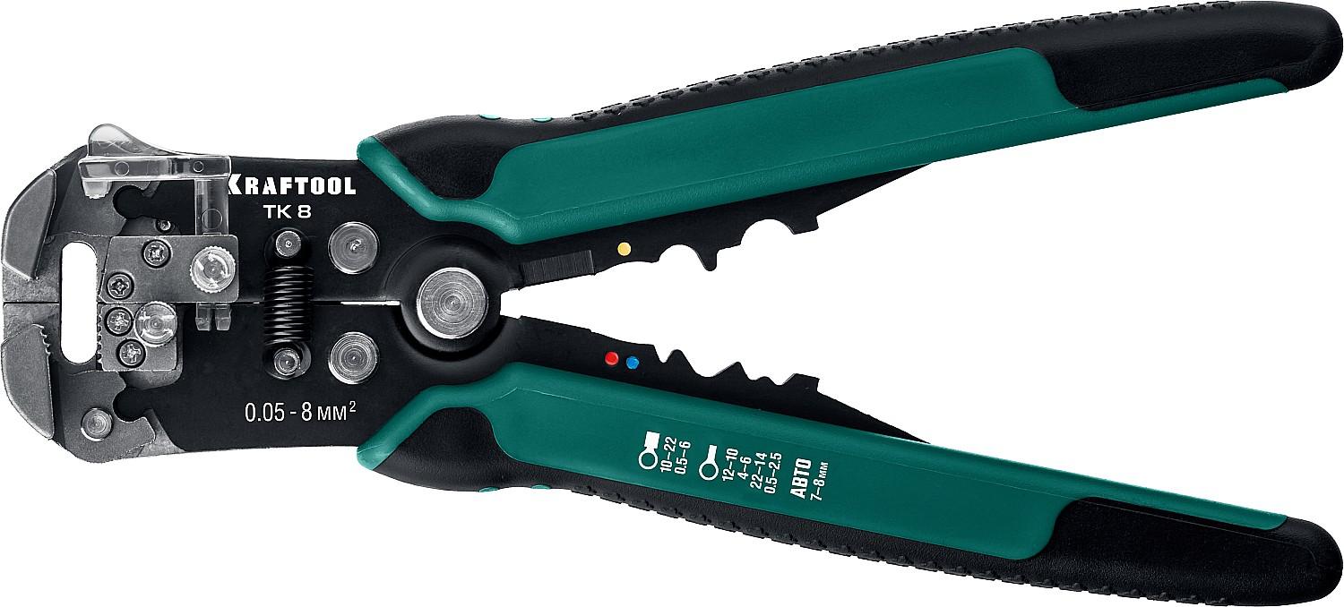 KRAFTOOL  TK-8, 0.05 - 8 мм2, автоматический стриппер (22637)