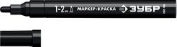 ЗУБР  МК-200, 1 мм, круглый, черный, маркер-краска, Профессионал (06326-2) - 1