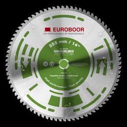 Диск отрезной по металлу 355x2,4x25,4 мм. 80 зубьев Euroboor 130.355/80 - 1