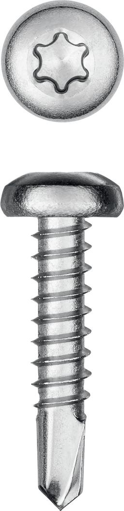 KRAFTOOL DS-P, 19 х 3.5 мм, А2, сверло, полукруглая головка, ТХ15, 800 шт, саморез нержавеющий (300931-35-019) - 1