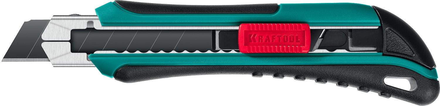KRAFTOOL  Uni, 18 мм, нож с сегментированным лезвием (09193)
