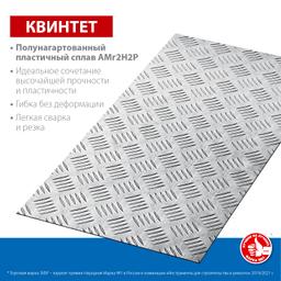 ЗУБР Квинтет, 300 х 600 х 1.5 мм, алюминиевый рифленый лист, Профессионал (53833) - 2