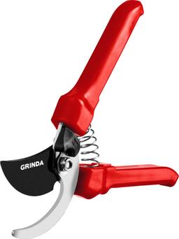 GRINDA G-33, 200 мм, закаленные лезвия, тефлоновое покрытие, пластиковые рукоятки, плоскостной секатор (40211) - 4