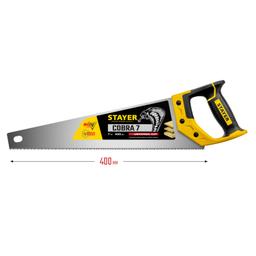 STAYER Cobra 7, 400 мм, универсальная ножовка, Professional (1510-40) - 7
