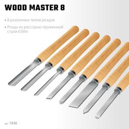STAYER Wood Master, 8 предм., набор ручных резцов по дереву, Professional (1836) - 5