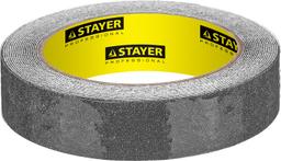 STAYER  25 мм, 5 м, черная, противоскользящая клейкая лента, Professional (12270-25-05) - 1