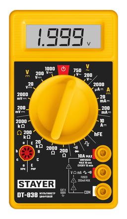 STAYER DT-838 Цифровой мультиметр (45306) - 1
