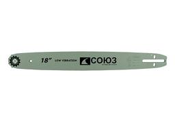 ПШС-1850380POH Пильная шина 18" СОЮЗ, паз 1,3мм, 3/8", 64зв, хвостовик POH(OREGON K095/A095) - 2