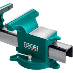 KRAFTOOL Steel, 100 мм, стальные слесарные тиски (32701-100) - 8
